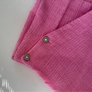 Zara Pink Textured Mini Skirt